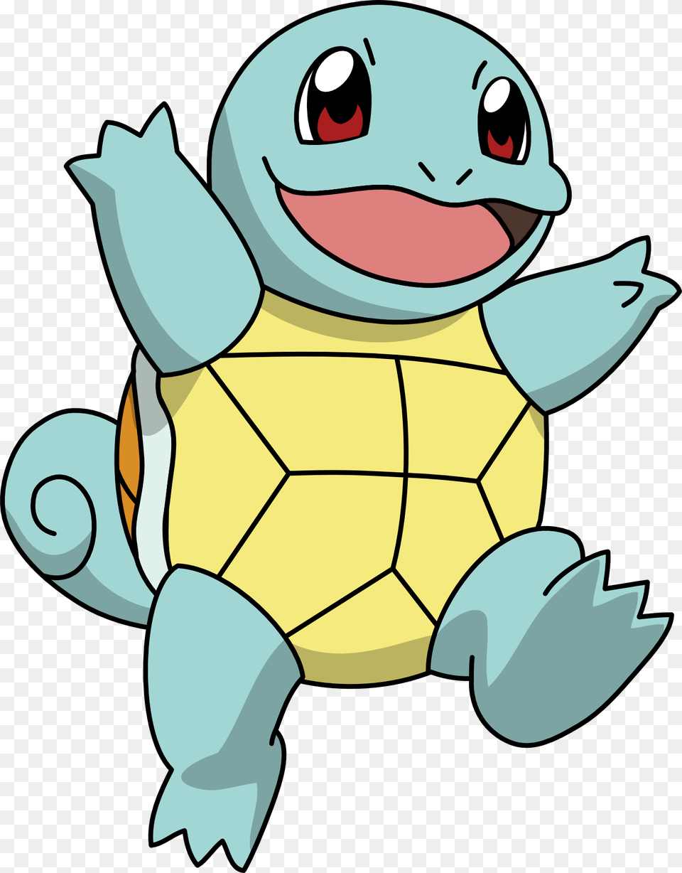 Clipart Turtle Birthday Pokemon Squirtle, Animal, Reptile, Sea Life, Tortoise Free Png Download