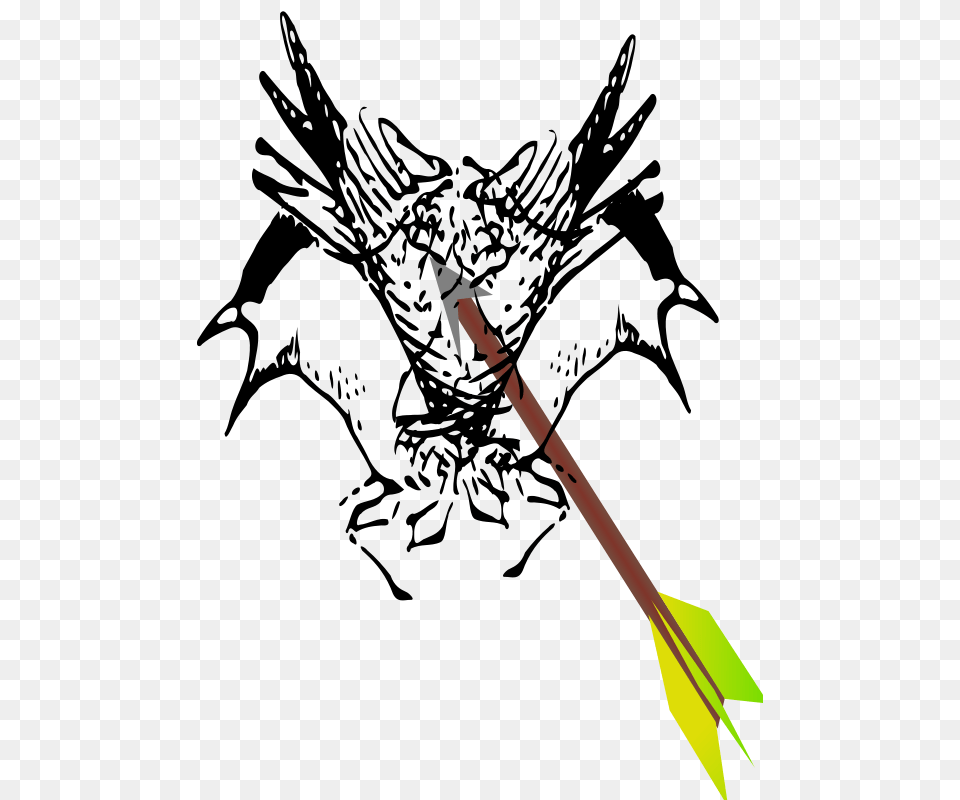 Clipart Two Birds With One Stone, Weapon, Spear, Arrow Free Png