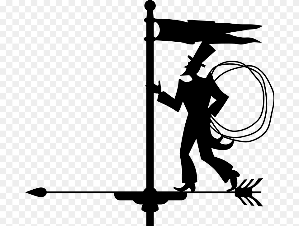 Clipart Vane Chimney Sweep, Gray Free Png