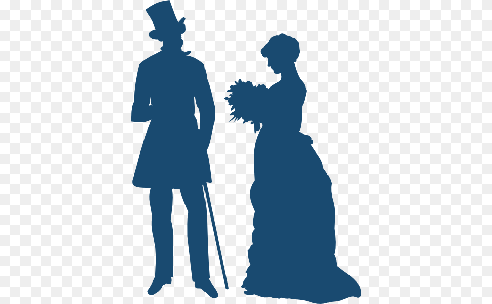 Clipart Victorian Wedding, Silhouette, Adult, Person, Man Free Png Download