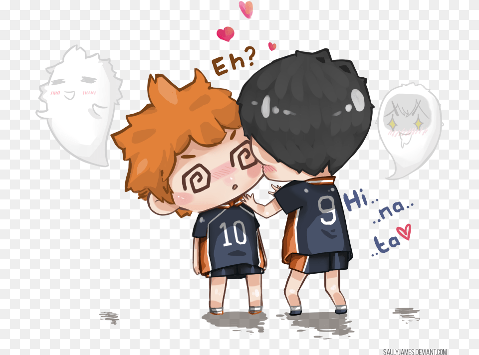 Clipart Volleyball Haikyuu Hinata Shoyo X Kageyama, Comics, Book, Publication, Baby Free Png