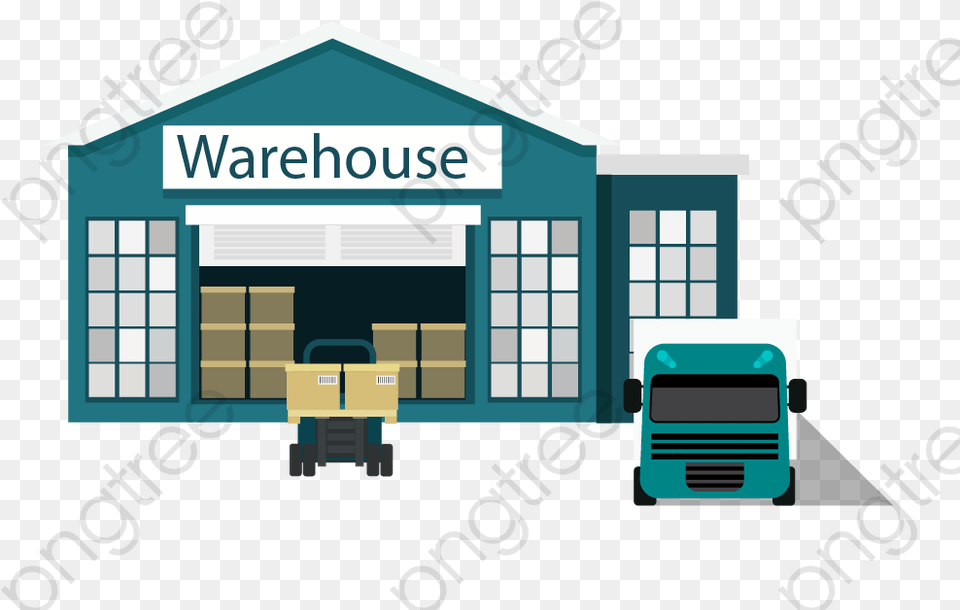 Clipart Warehouse Logo Warehouse, Garage, Indoors, Bus, Transportation Png Image