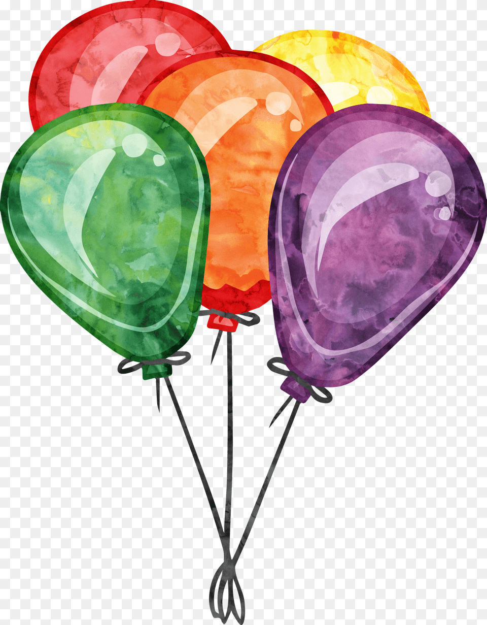 Clipart Watercolor Balloon Free Transparent Png