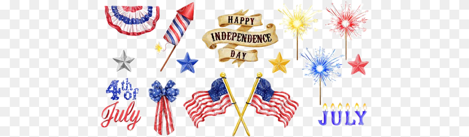 Clipart Watercolor Independanceday Patriotic Fireworks 2015 Special Olympics World Summer Games, American Flag, Flag Png Image