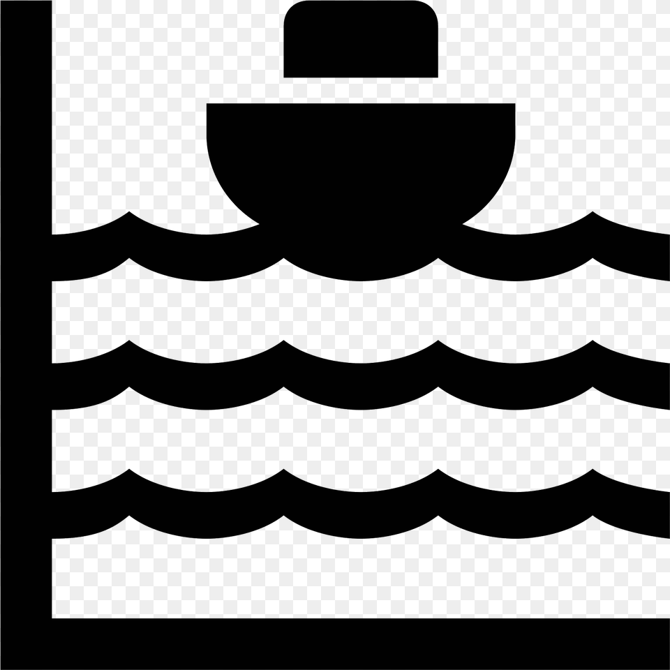 Clipart Waves Tide Icon, Gray Png