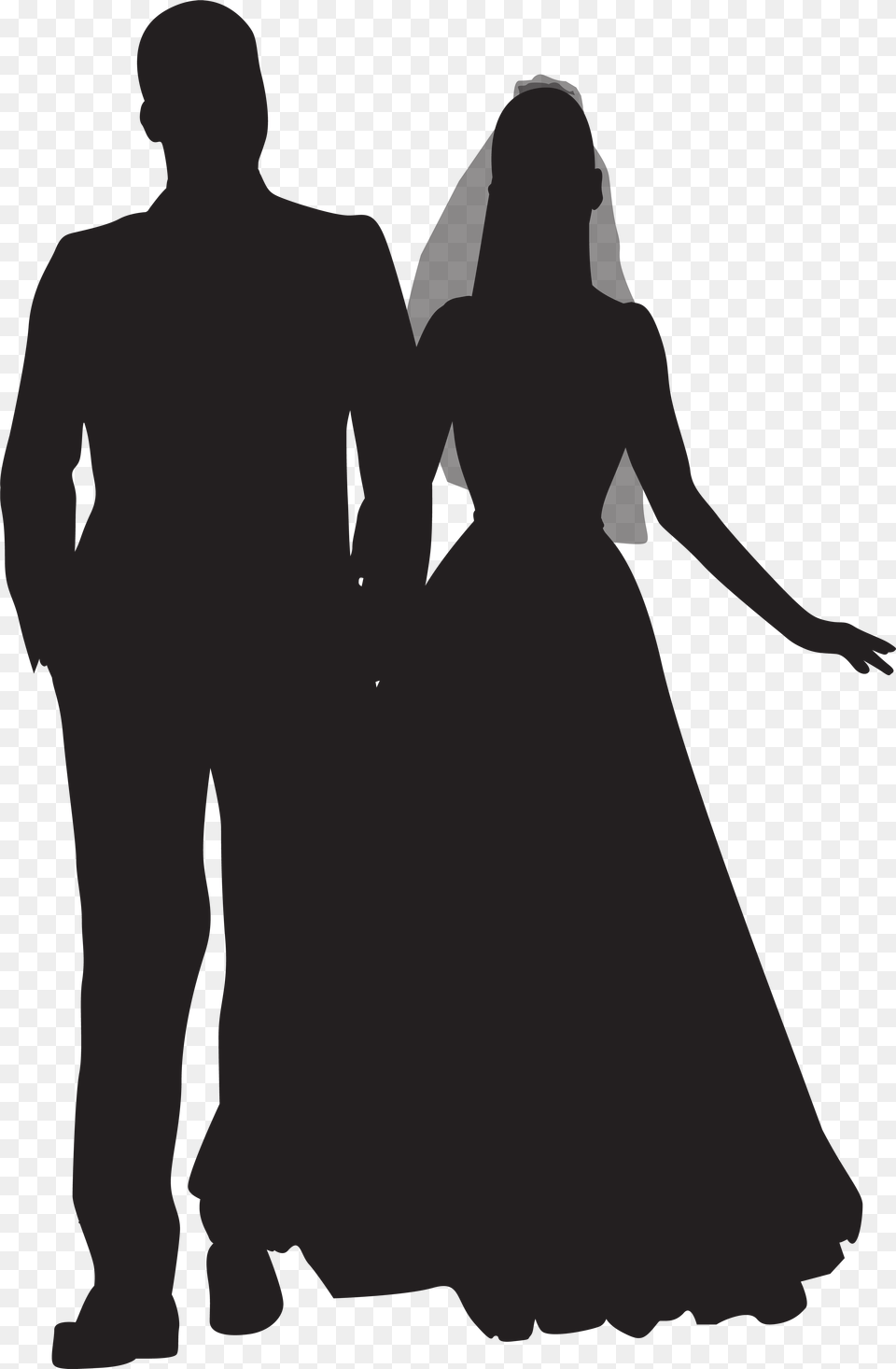 Clipart Wedding Couple, Gown, Clothing, Dress, Fashion Free Png Download