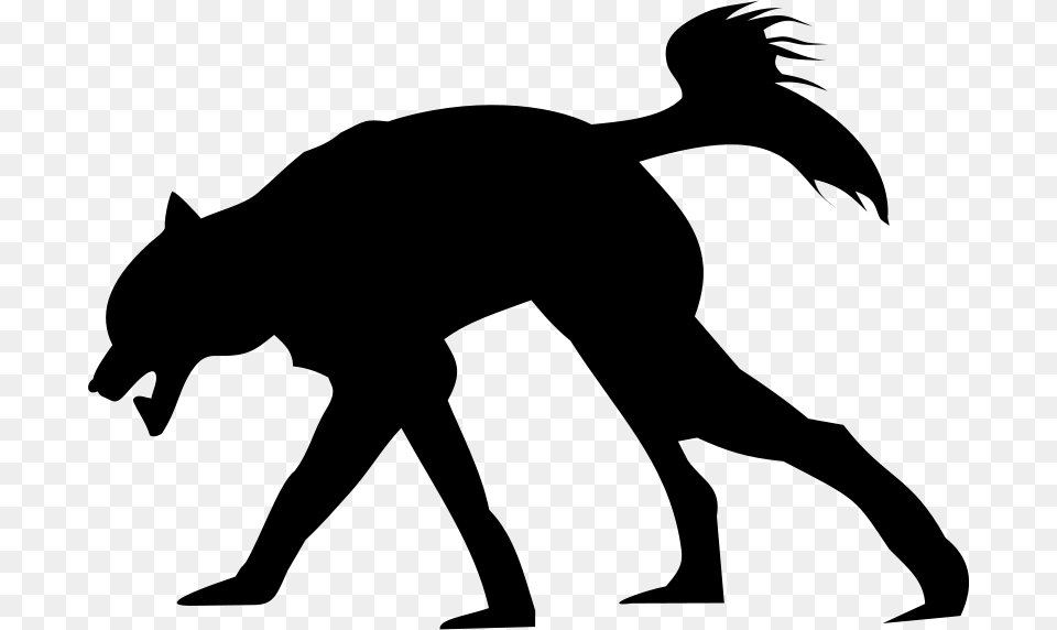 Clipart Weird Shadow Of A Dog Rones, Gray Free Png Download
