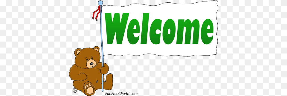 Clipart Welcome Sign Clip Art School Clipart Welcome Sign Clip, Animal, Bear, Mammal, Wildlife Png