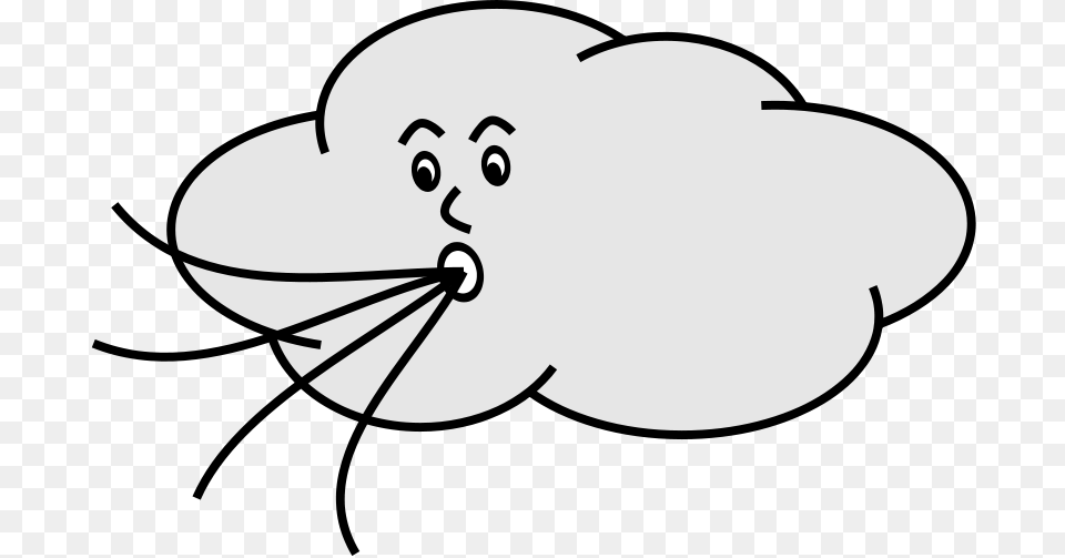 Clipart Wind Blowing Cloud Laobc, Astronomy, Moon, Nature, Night Free Png