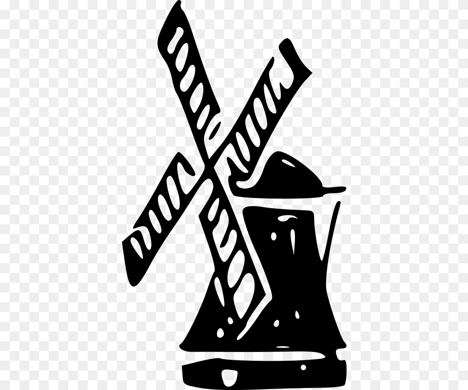 Clipart Windmill Clipart, Gray Free Png