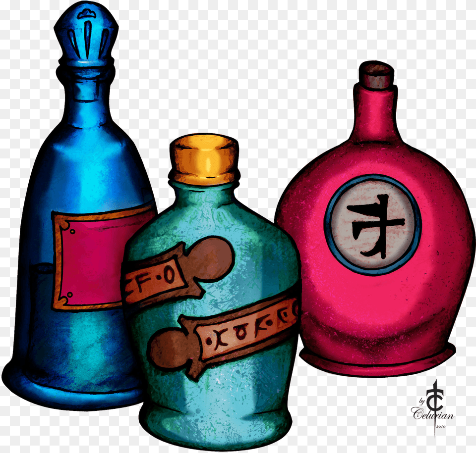 Clipart Wine Bottle And Glass Potions Clipart, Alcohol, Beverage, Liquor Png Image