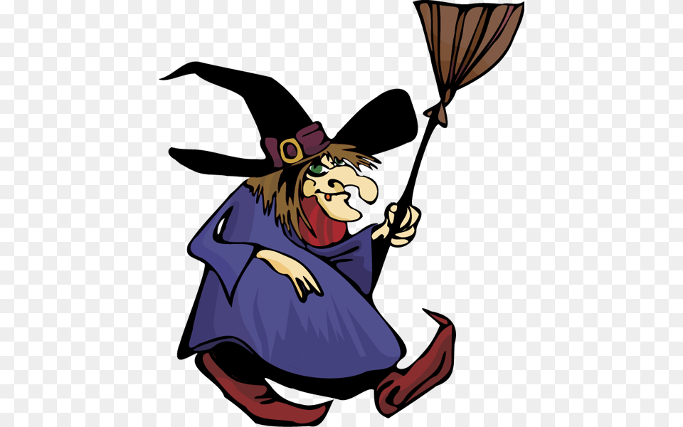 Clipart Witch, Person, Cartoon, Book, Comics Free Png Download