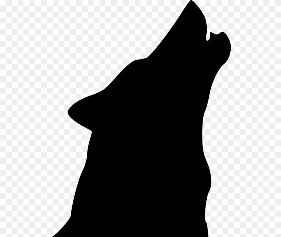 Clipart Wolf Head Clipart Music Clipart Wolf Head Silhouette, Gray Free Png Download