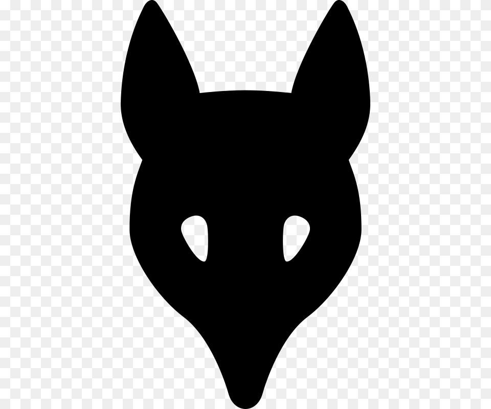 Clipart Wolf Head Silhouette Telemachos, Gray Png