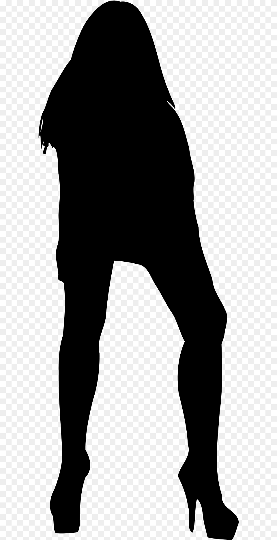 Clipart Woman Silhouette Silhouette, Gray Png Image