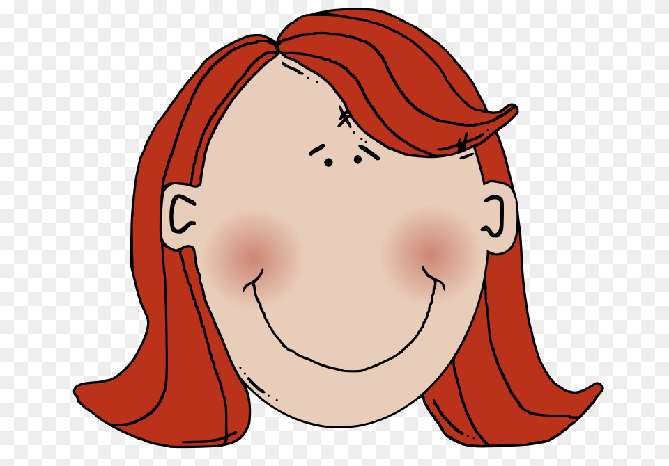 Clipart Womans Face With Red Hair Zeimusu, Adult, Female, Head, Person Free Png