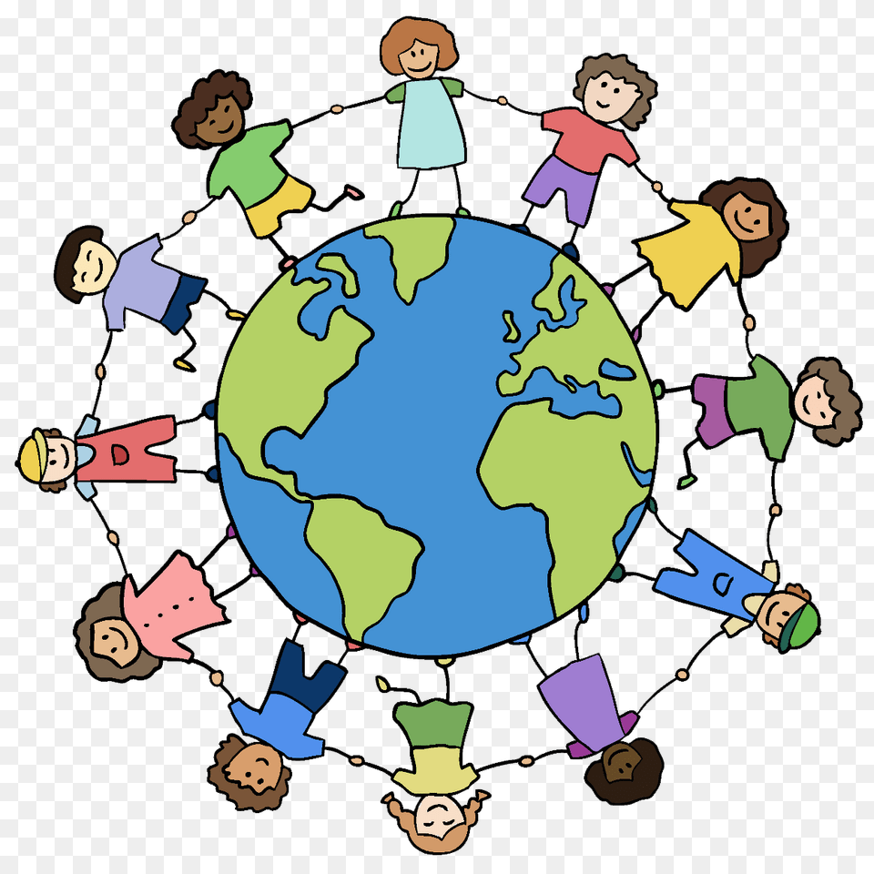 Clipart World Holding Hand Around World Clipart World Holding, Baby, Person, Astronomy, Outer Space Free Transparent Png