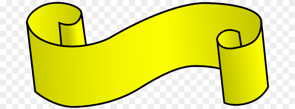 Clipart Yeloow Ribbon, Text Png Image