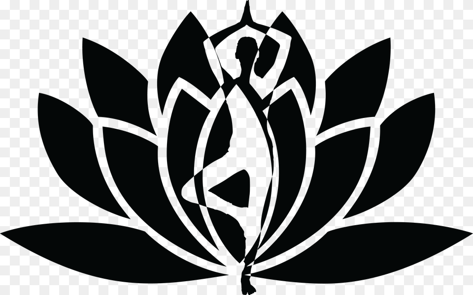 Clipart Yoga Lotus, Plant, Leaf, Flower, Logo Png Image