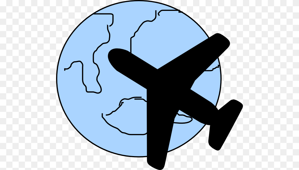 Cliparts Airplane Travel, Astronomy, Outer Space, Planet, Globe Png Image