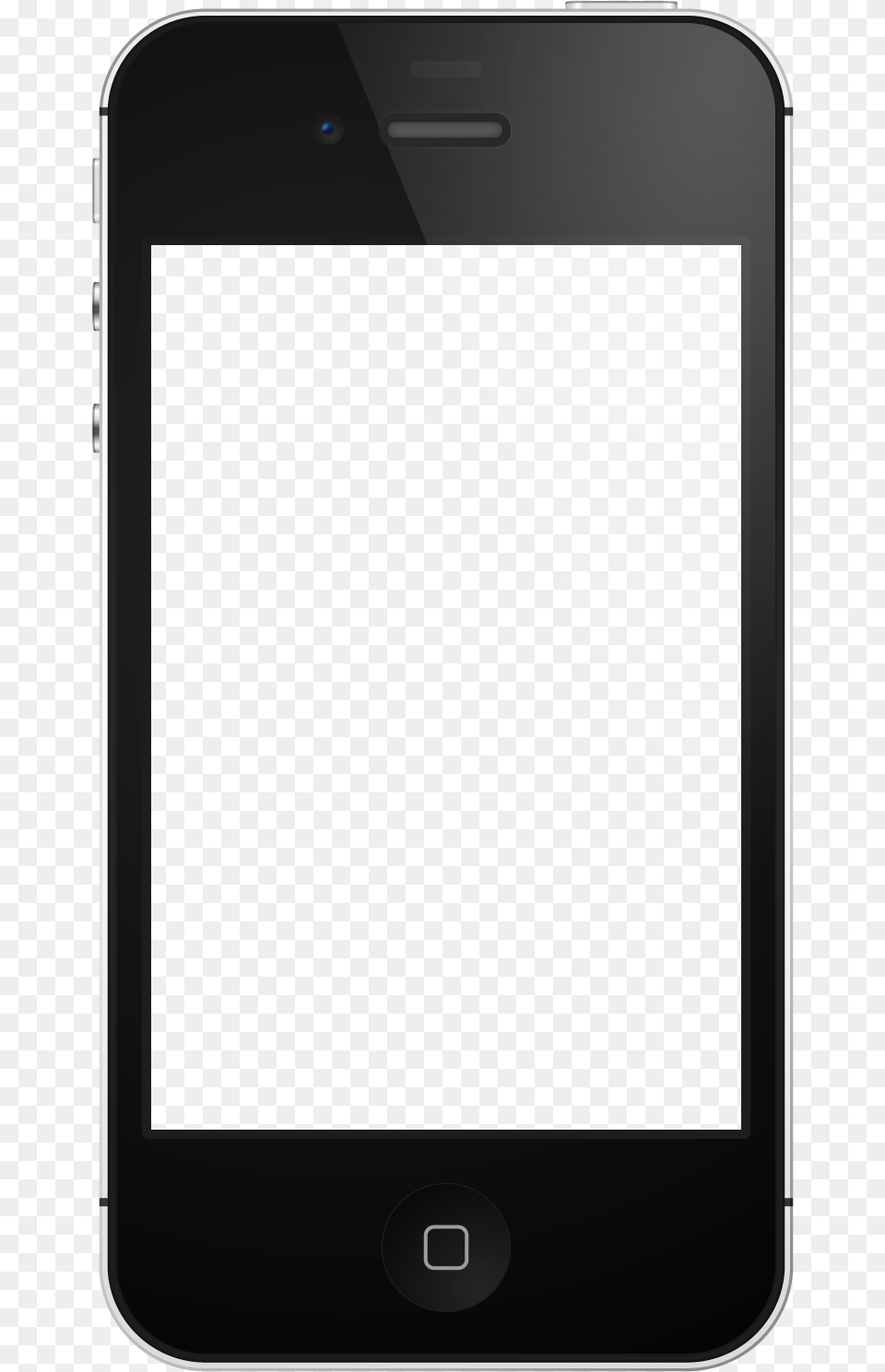 Cliparts For Blank Cell Phone Template, Electronics, Mobile Phone, Iphone Free Png Download