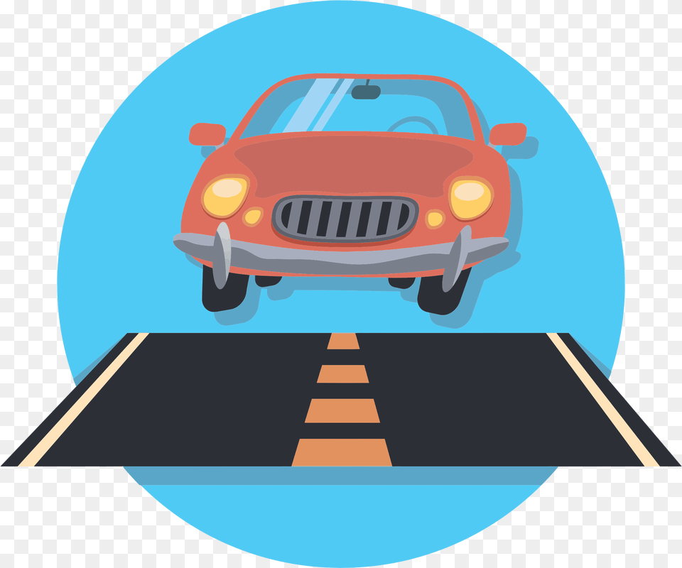 Cliparts For Car On Road Clipart, Tarmac, Transportation, Vehicle, License Plate Free Transparent Png