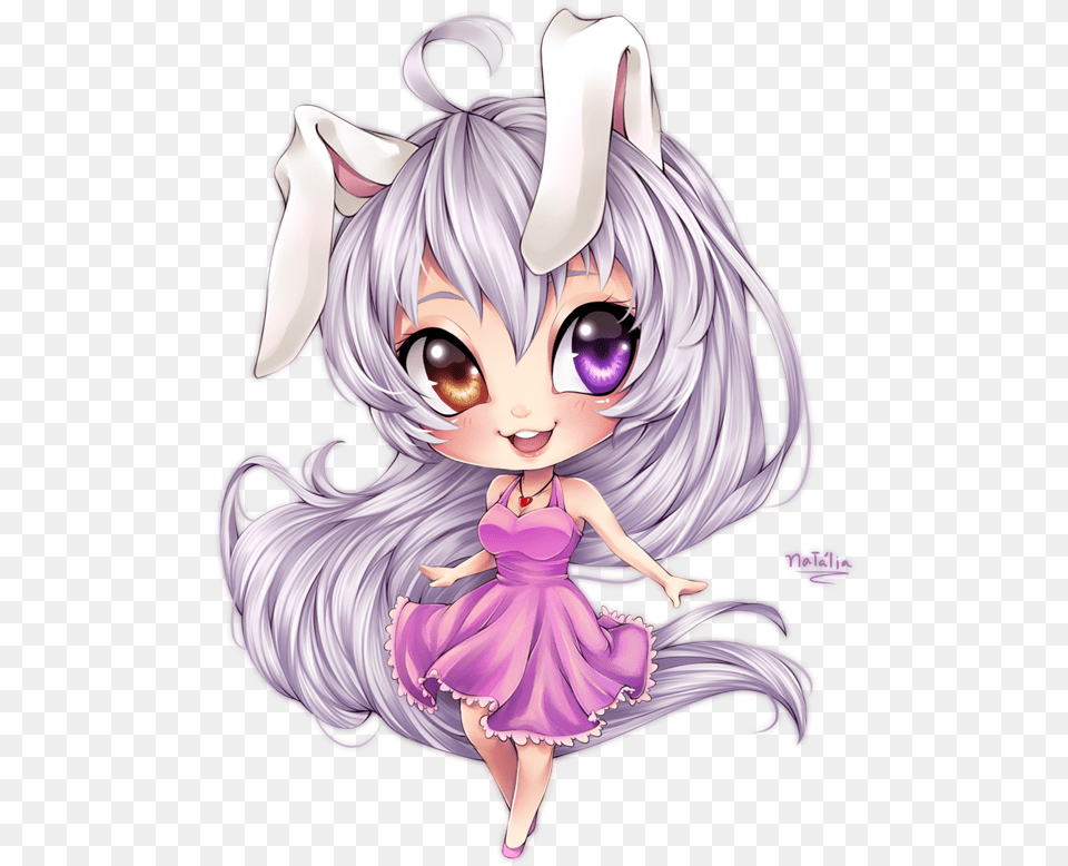 Cliparts For Anime Clipart Bunny And Clipart Natalia, Book, Comics, Publication, Baby Free Png Download