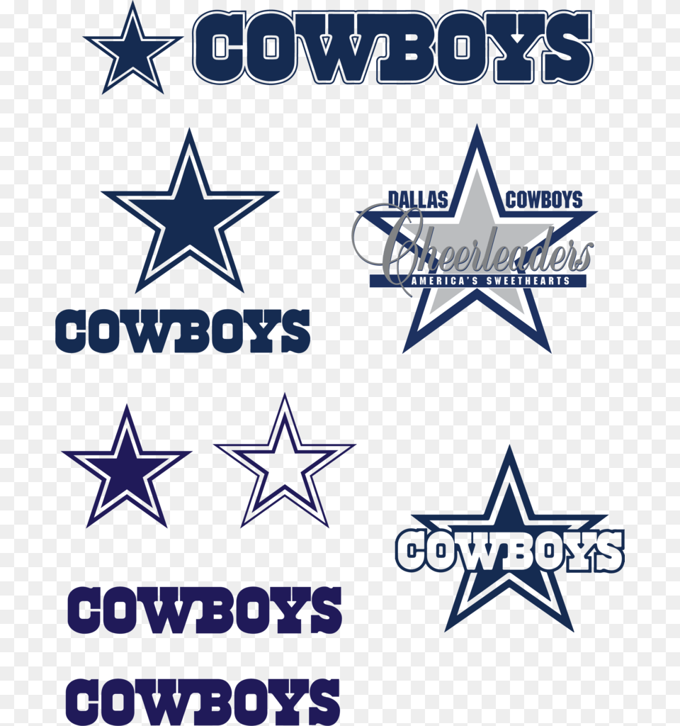 Cliparts For Download Dallas Cowboys Clipart And Dallas Cowboys Star, Star Symbol, Symbol Free Transparent Png