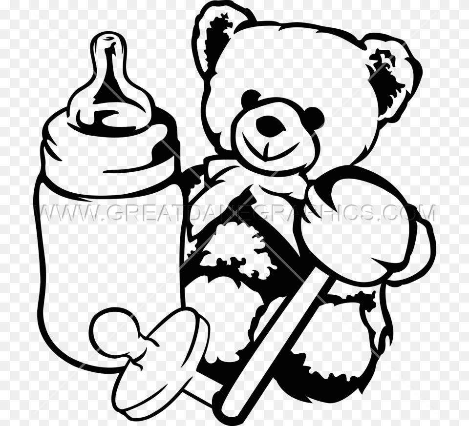 Cliparts For Rattle Clipart Drawn Baby Toys Black And White, Tin, Can, Face, Head Free Png Download