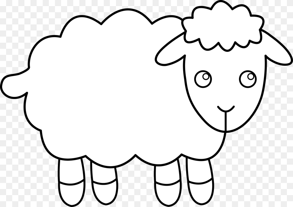 Cliparts Smiley Sheep, Livestock, Baby, Person, Animal Png