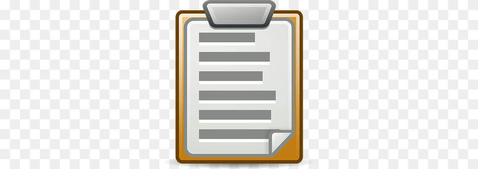 Clipboard Page, Text, Mailbox Png