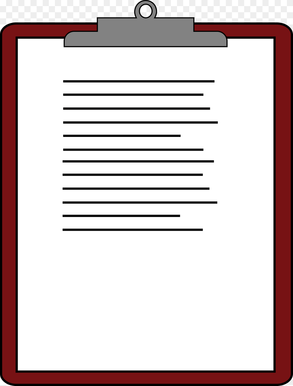 Clipboard And Paper Clipart, Page, Text Png