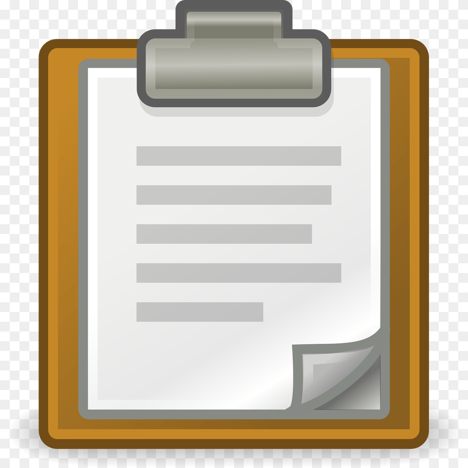 Clipboard Clipart, Page, Text Free Png