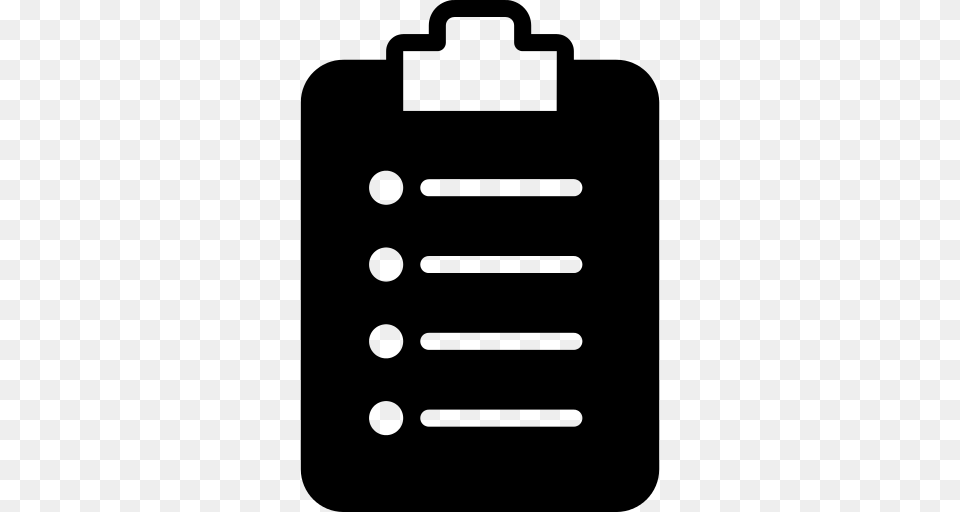 Clipboard Icon, Gray Png Image