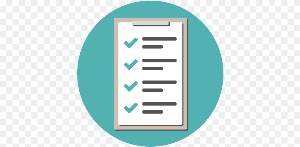 Clipboard Order Checklist List Checklist Flat Icon, Disk Free Transparent Png