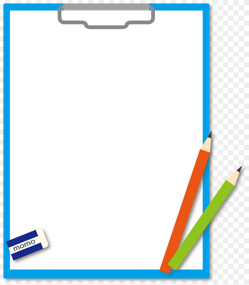 Clipboard Pencil Eraser Clipart, White Board Free Png Download