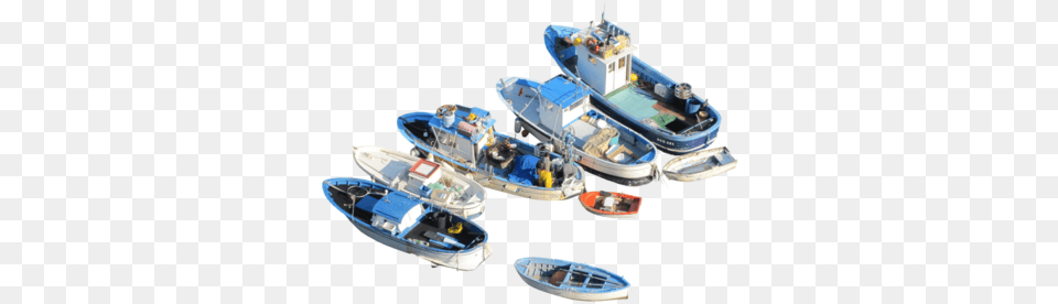 Clipped Boat Birds Eye, Transportation, Vehicle, Watercraft, Barge Free Png