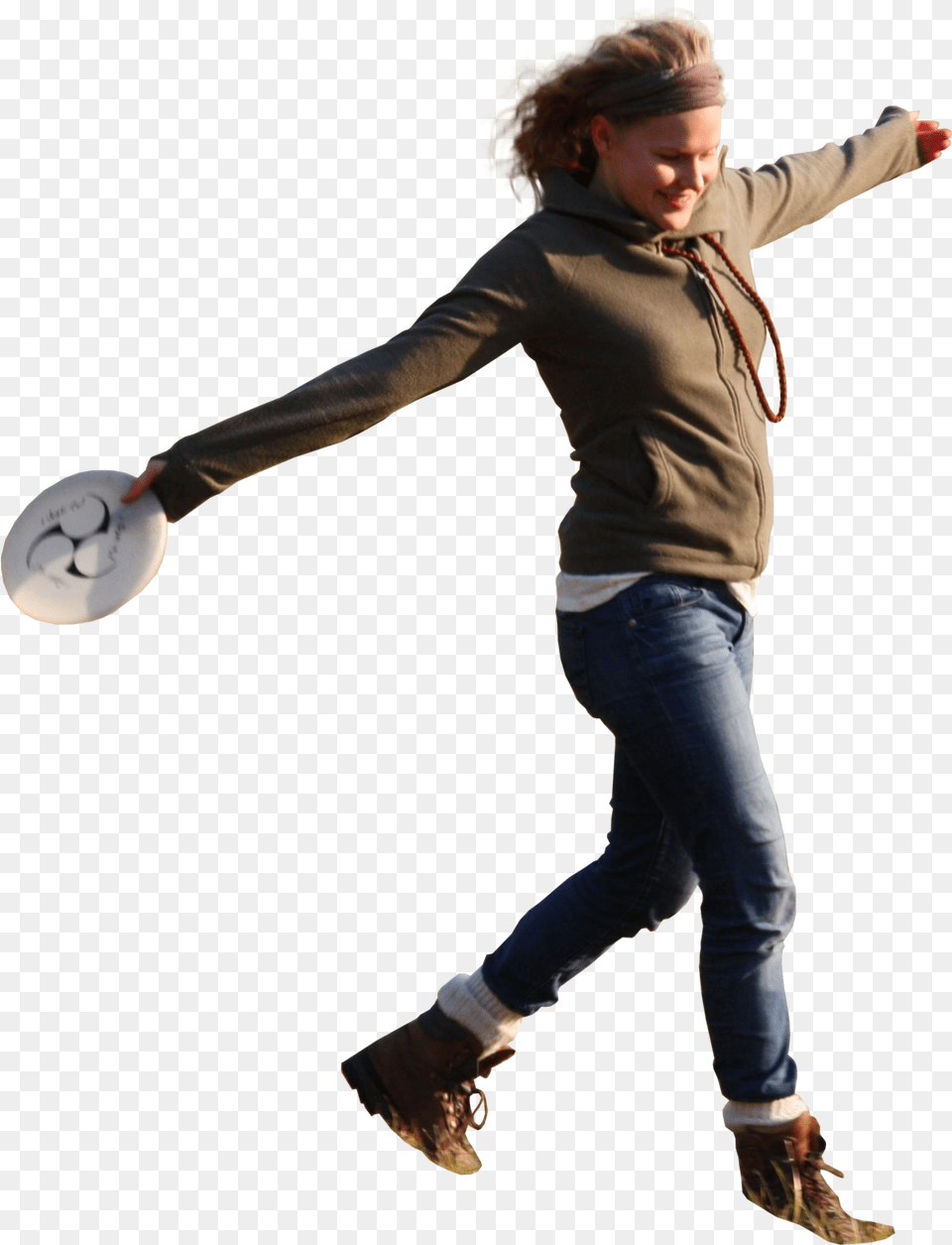 Clipped People Playing Frisbee, Long Sleeve, Clothing, Sleeve, Person Png Image