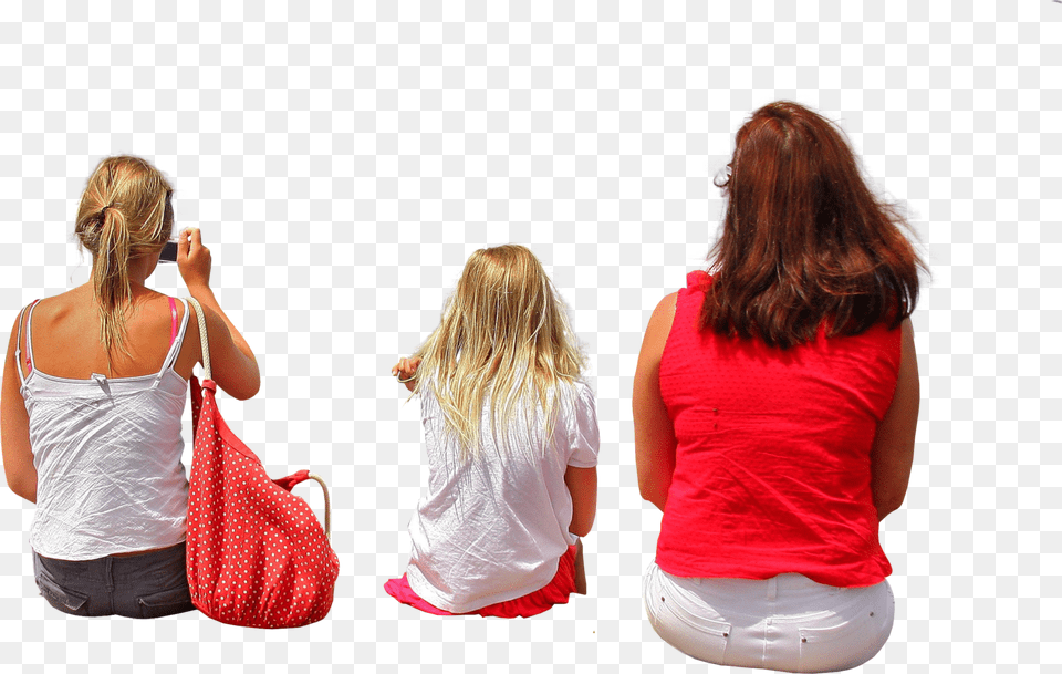 Clipped People Sitting Back, Accessories, Purse, Person, Handbag Free Transparent Png
