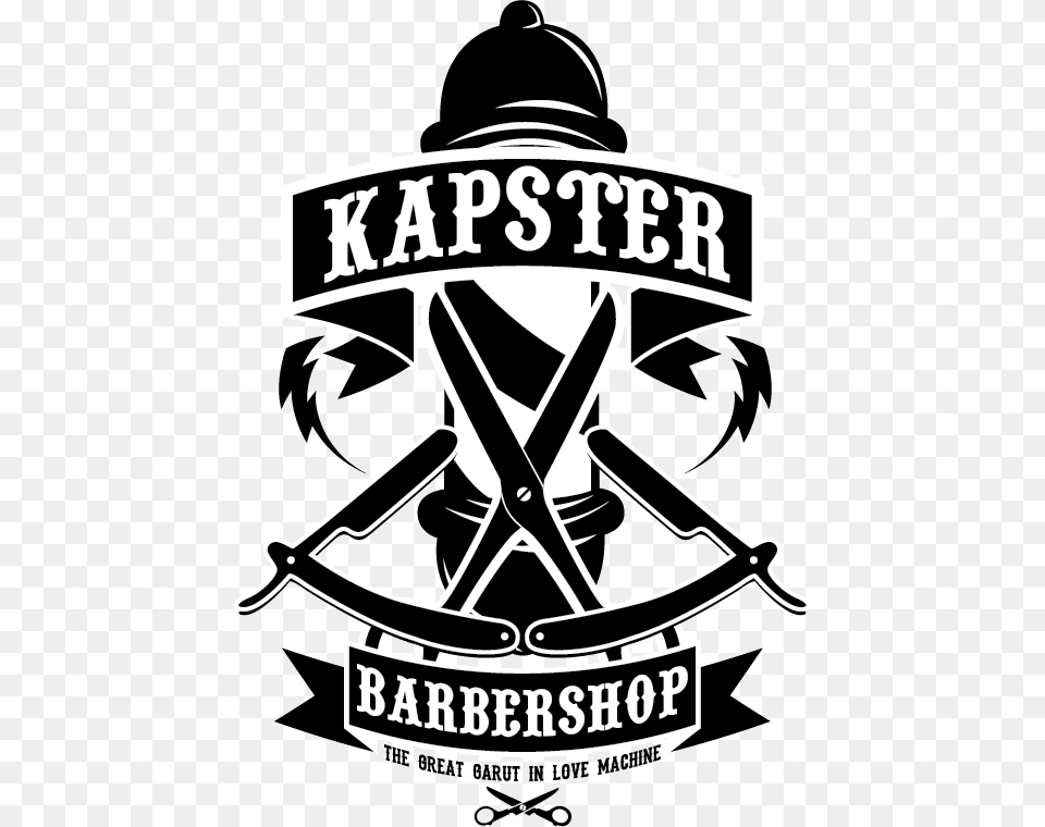 Clipper Drawing Barber Pole Vector Logo Barbe Shop, Emblem, Symbol, Bulldozer, Machine Free Png