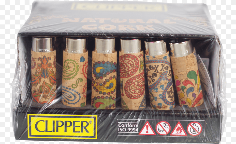 Clipper Lighter Cachemir Cork Cover 30ctdisplay Lighter, Person, Skin, Tattoo, Bottle Free Png Download