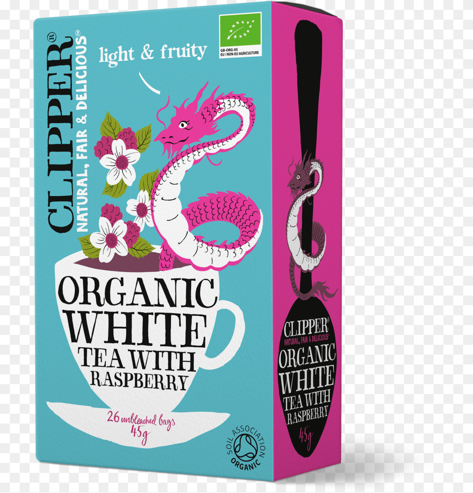 Clipper Organic White Tea, Book, Publication, Advertisement Png Image