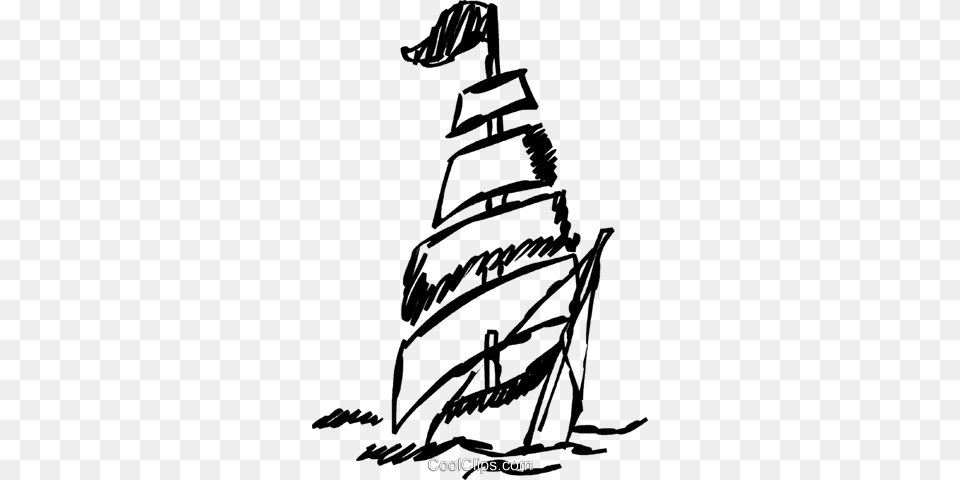 Clipper Sailboat Royalty Vector Clip Art Illustration, Person Free Transparent Png