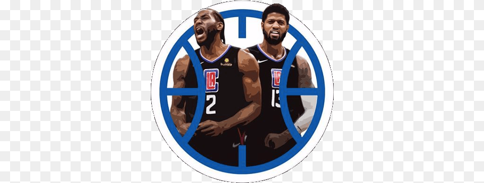 Clippers Logo With The Duo Laclippers 2021, People, Person, Face, Head Free Png