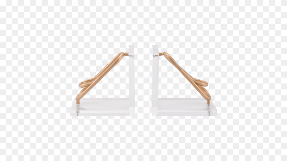 Clips Bookends Gold Wood, Accessories, Earring, Jewelry, Furniture Free Transparent Png