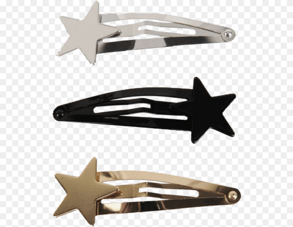 Clips Hairclip Hair Hairaccessories Stars Star Aesthetic Hair Clips, Accessories, Hair Slide Free Png Download