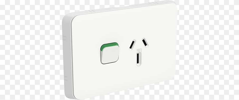 Clipsal Iconic Single Switch Socket Clipsal Iconic Series, Adapter, Electronics, White Board, Plug Free Transparent Png