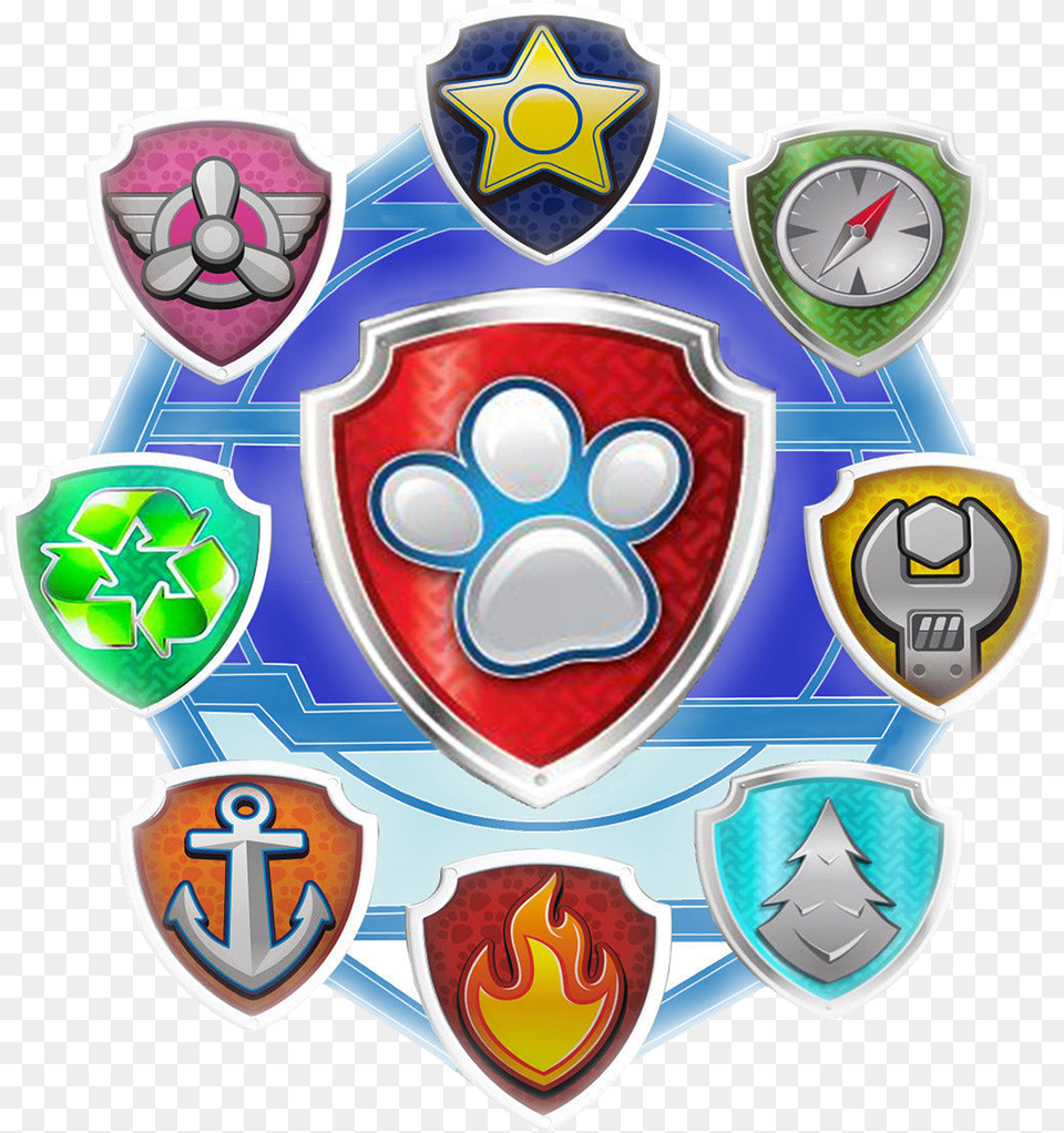 Clique Para Baixar Paw Patrol, Armor, Shield, Symbol, Badge Png