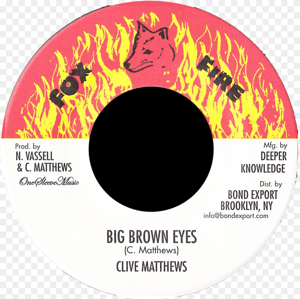 Clive Matthews Big Brown Eyes 7 Fox Fire Watching You, Disk, Dvd Free Transparent Png