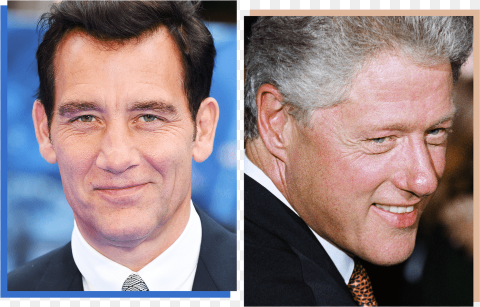 Clive Owen And Bill Clinton, Accessories, Person, Man, Male Free Transparent Png